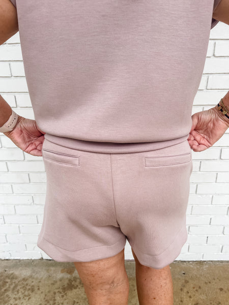 Mocha Summer Scuba Shorts