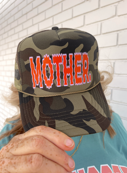 Wavy Mother Camo Trucker Hat