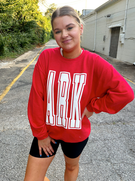 ARK Red Puff Sweatshirt