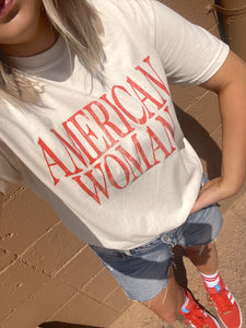 American Woman Ivory Tee